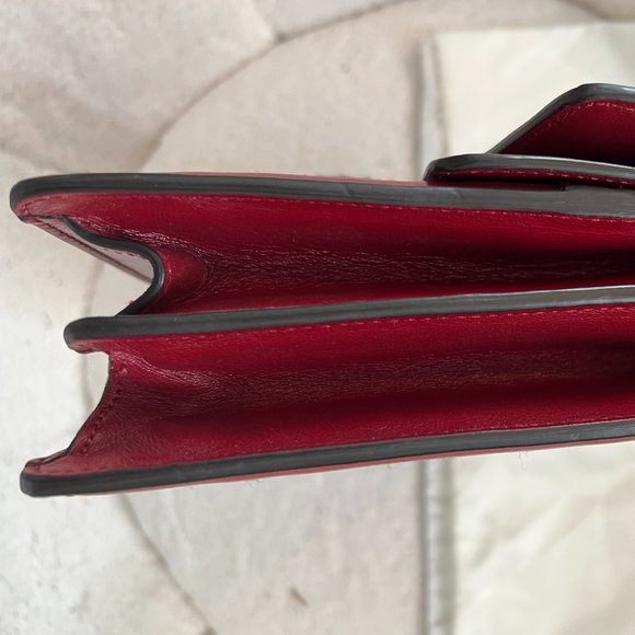 GUCCI Dionysus GG Black White Tweed Red Leather Bag Purse LMTD Edition HOST PICK - Picture 9 of 16